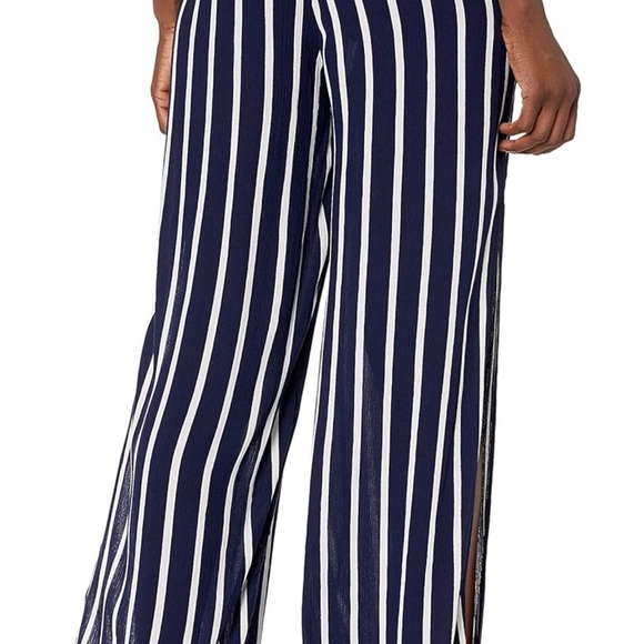 NWT La Blanca Capri Wide Leg Pant in Indigo size small - Picture 2 of 3